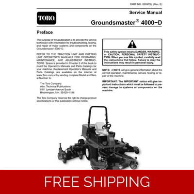 TORO-GROUNDSMASTER-4000-D-SM-02500